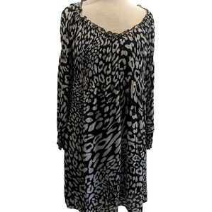 Sunny Leigh Animal Print Midi Dress